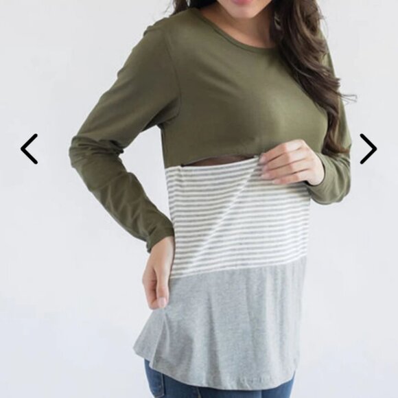 Nursing Queen Olive Top - Picture 5 of 5